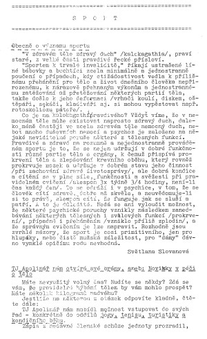 Sport - strana 33 (asopis Mosty 1988/1)