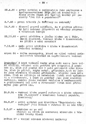 Kluby - strana 38 (asopis Mosty 1989/1)