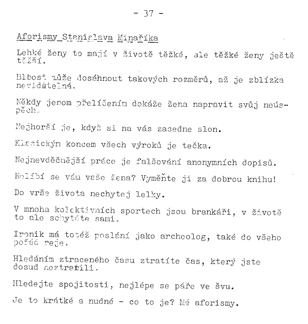 Pokus o humor - strana 37 (asopis Mosty 1988/1)