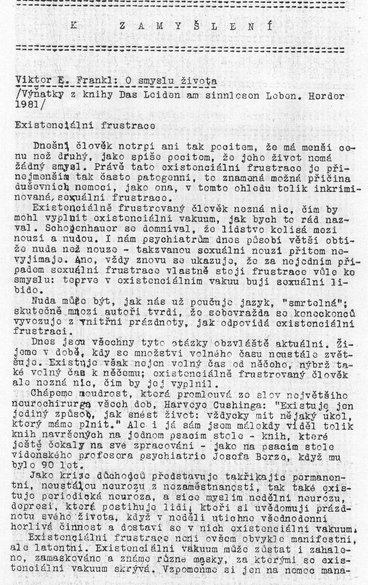 K zamyšlení - strana 19 (časopis Mosty 1989/2)