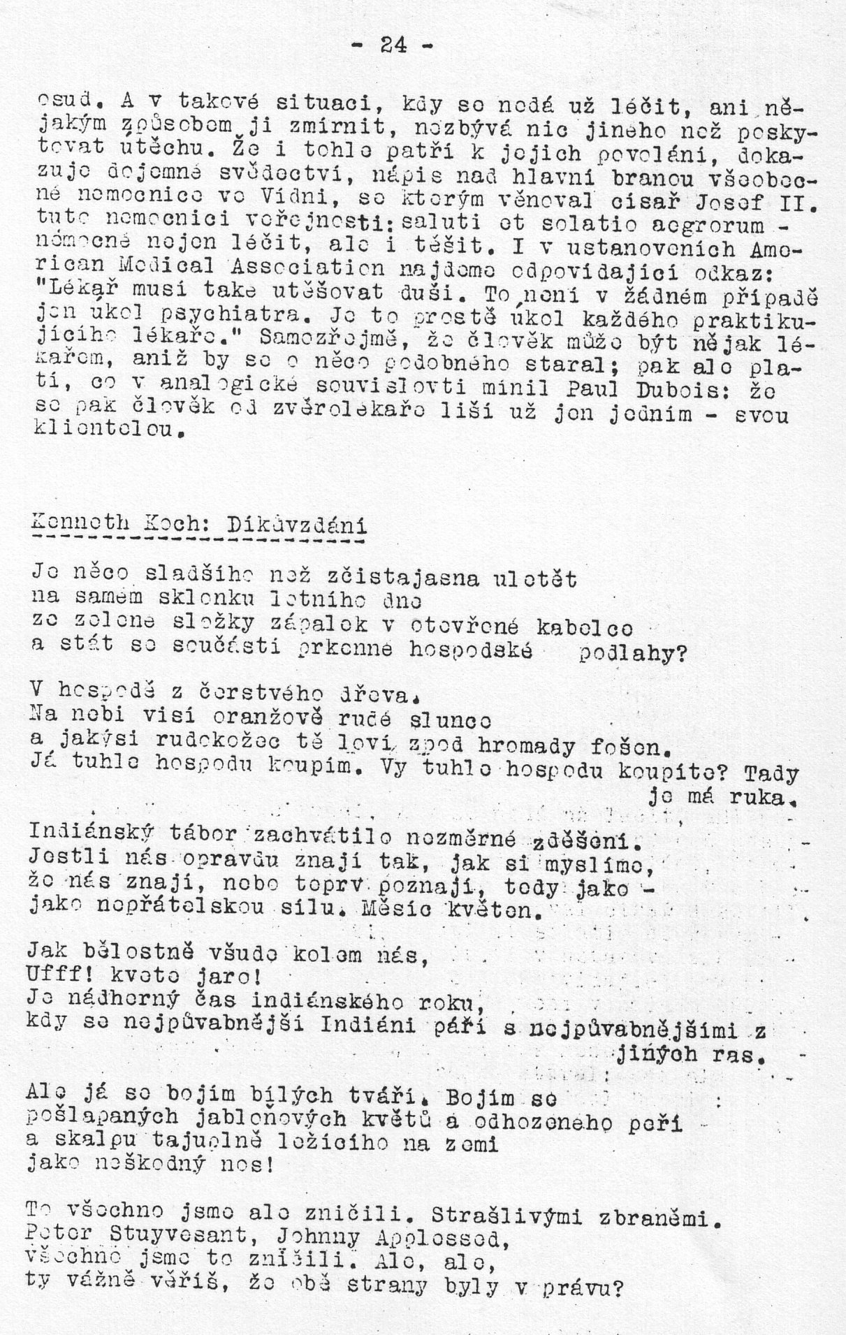 K zamyšlení - strana 24 (časopis Mosty 1989/2)