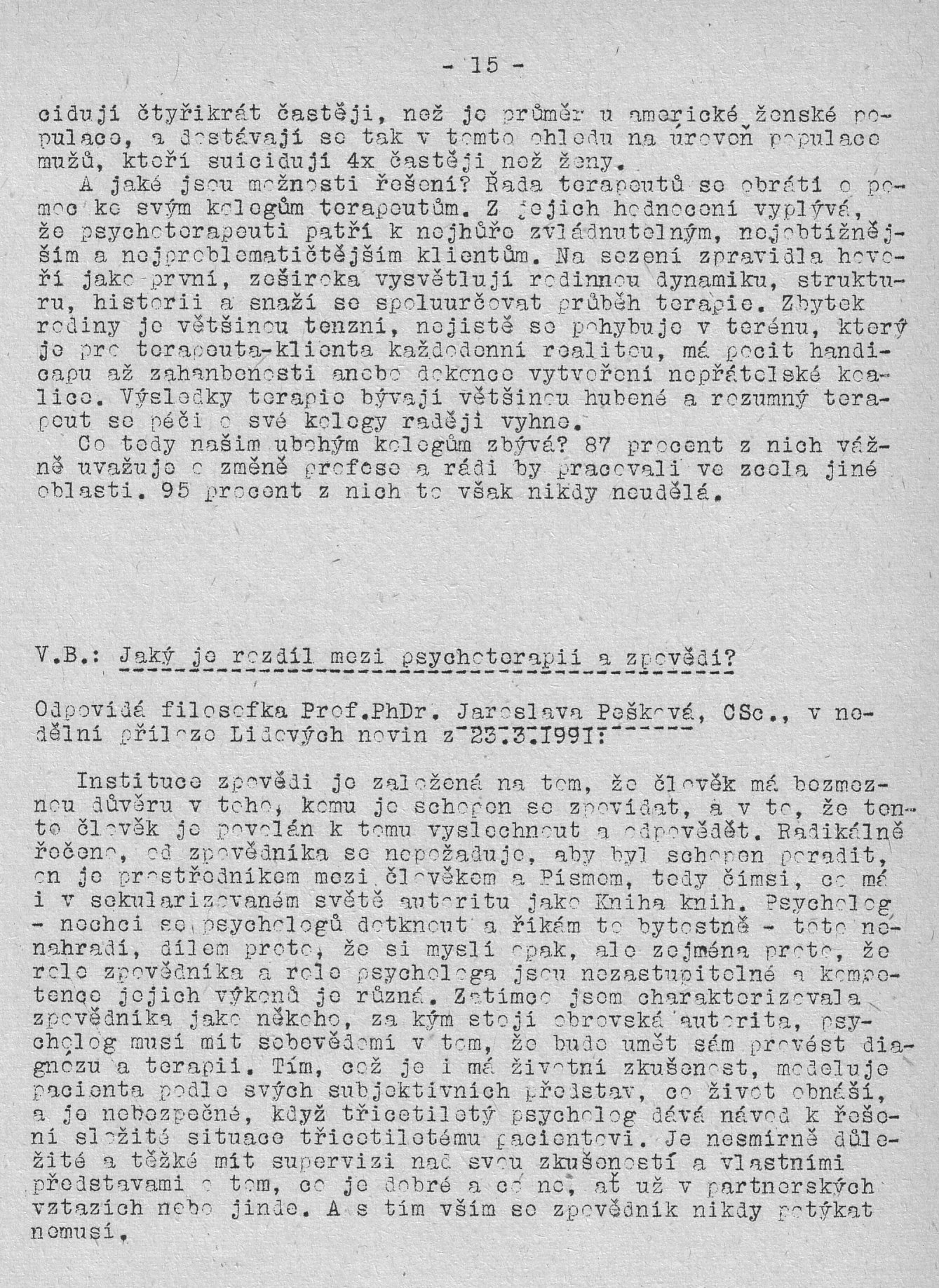 Chtl bych vdt - strana 15 (asopis Mosty 1991/2)